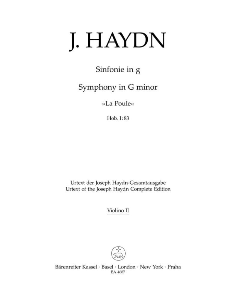 Symphony in G minor No. 83